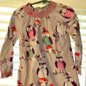 Mini Boden owl dress